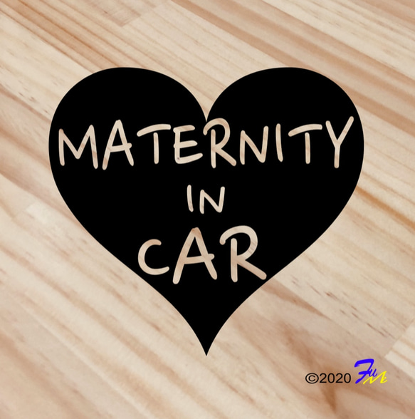 MATERNITY IN CAR20 ステッカー