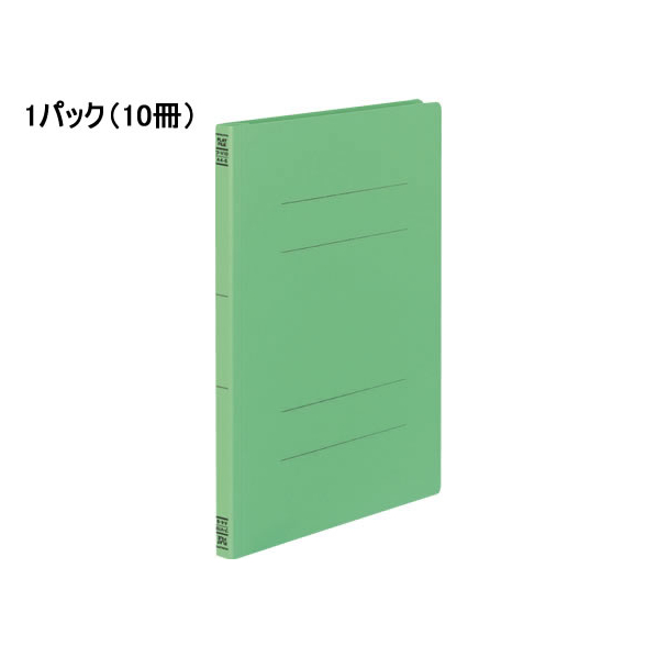 コクヨ フラットファイルV A4タテ とじ厚15mm 緑 10冊 1パック(10冊) F835365-ﾌ-V10G