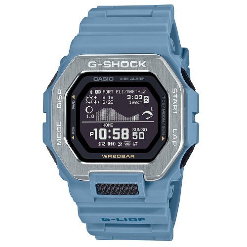 カシオ GBX-100-2AJF G-SHOCK G-LIDE 20気圧防水 モバイルリンク機能 LEDバックライト