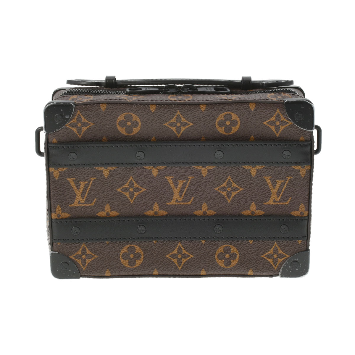 LOUIS VUITTON ルイヴィトン モノグラム マカサー ハンドルソフトトランク ブラウン M45935 メンズ モノグラムキャンバス ショルダーバッグ 新品 