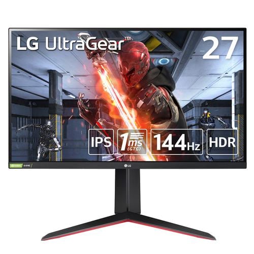 LGエレクトロニクス 27GN65R-B 27型 LG UltraGear フルHD IPS 144Hz 27GN65RB