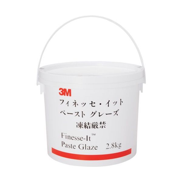 スリーエム ジャパン 3M フィネッセ・イット ペースト グレーズ 2.8kg PASTE 1セット(4枚) 108-5080（直送品）