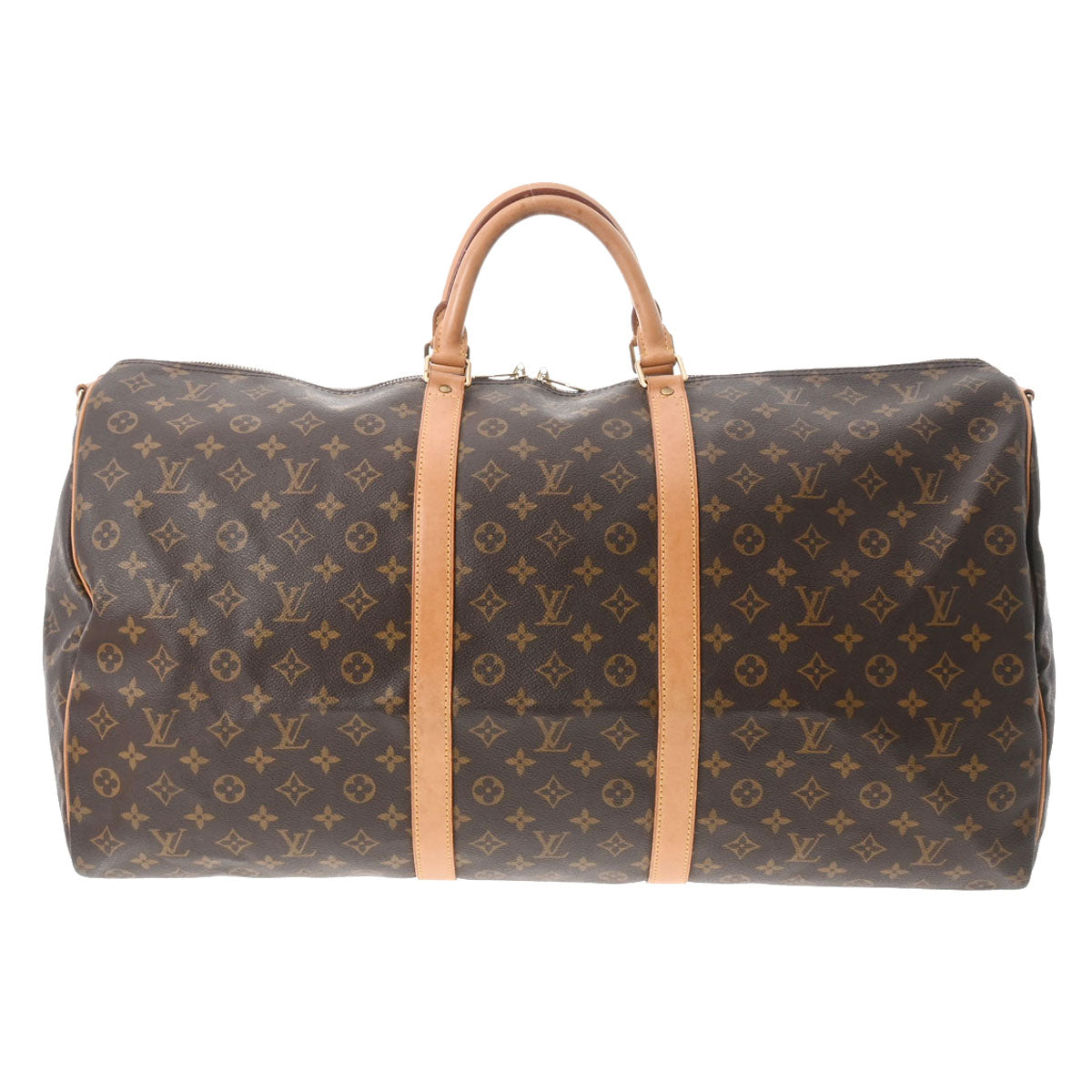 LOUIS VUITTON ルイヴィトン モノグラム キーポル バンドリエール 60 ブラウン M41412 ユニセックス モノグラムキャンバス ボストンバッグ Bランク 中古 