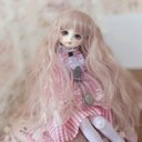 BJD 1/3 1/4  1/6人形 ドール用ウィッグ カツラ 耐熱 ハンドメイドzxww-384