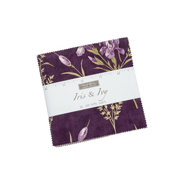 「Iris & Ivy」moda Charm Pack (カットクロス42枚）Jan Patek Quilts