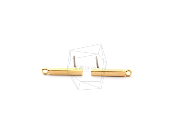 ERG-1124-MG【2個入り】スティックピアス,Stick Post Earring/ 2mm x 15mm