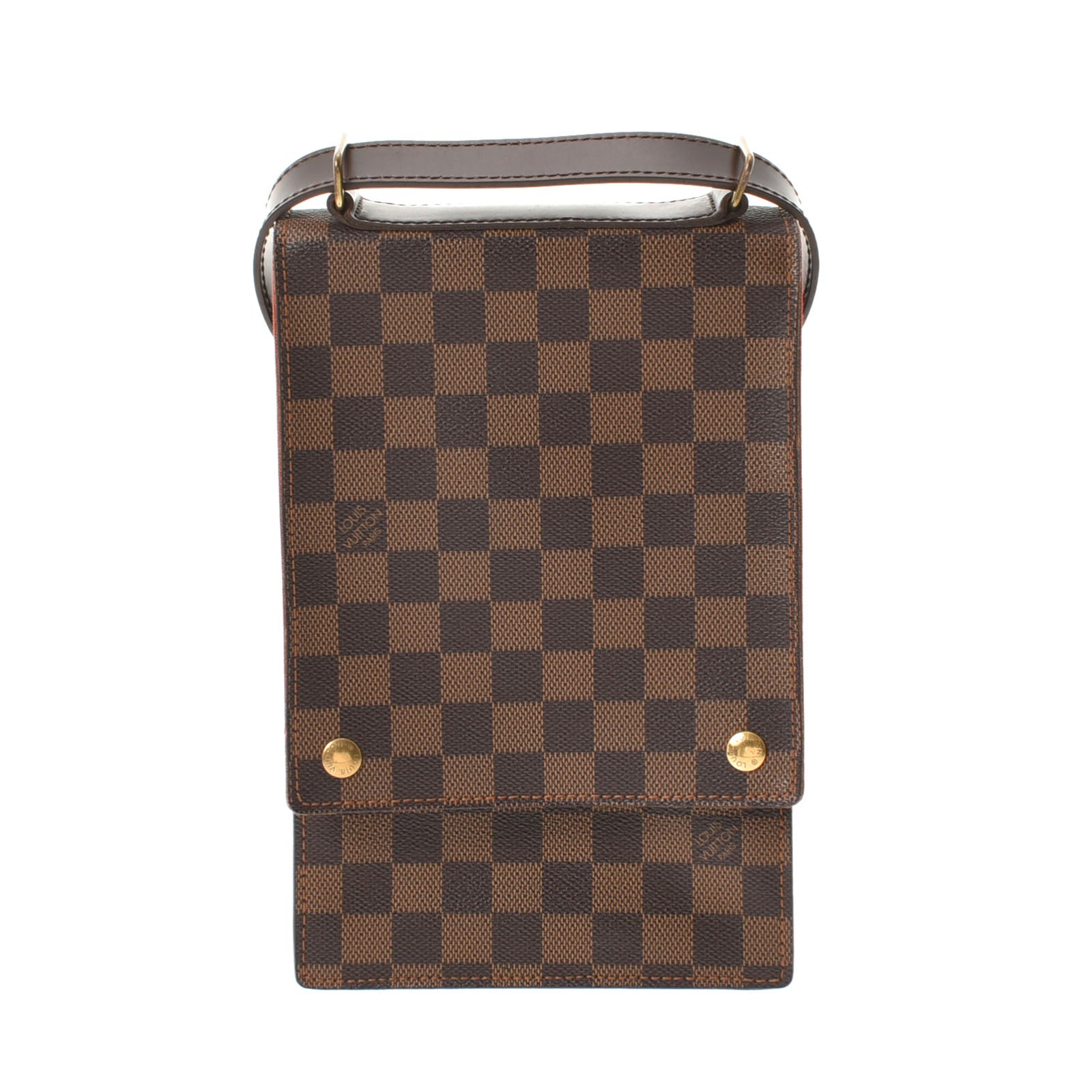 LOUIS VUITTON ルイヴィトン ダミエ ポートベロー ブラウン N45271 レディース ダミエキャンバス ショルダーバッグ Aランク 中古 