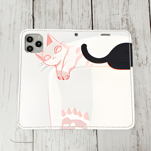 iphoneケース2-1-24 iphone 手帳 ねこ・猫・ネコ 箱2 かわいい アイフォン iface