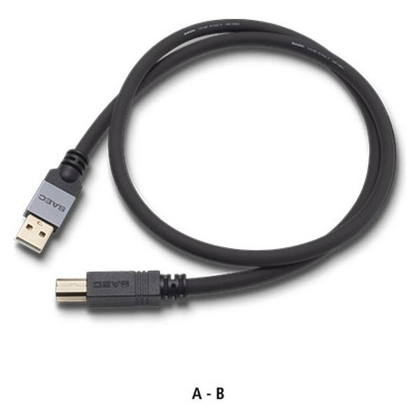 SAEC PC TripleC導体 高品質USBケーブル USB A-USB B SUS380MK2A-B