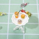 オビツ11 OB11家具 丸テーブル ミニ家具 ドール用 BJD 1/12 ドールハウス家具アクセサリー 木製 人形 ミニチュアモデルのシーン小道具