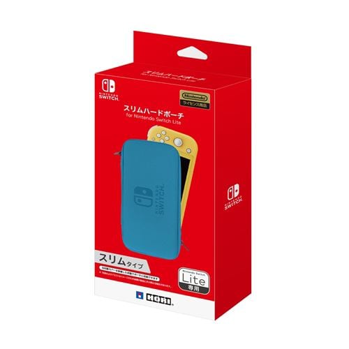 ホリ NS2-048 スリムハードポーチ for Nintendo Switch Lite ブルー