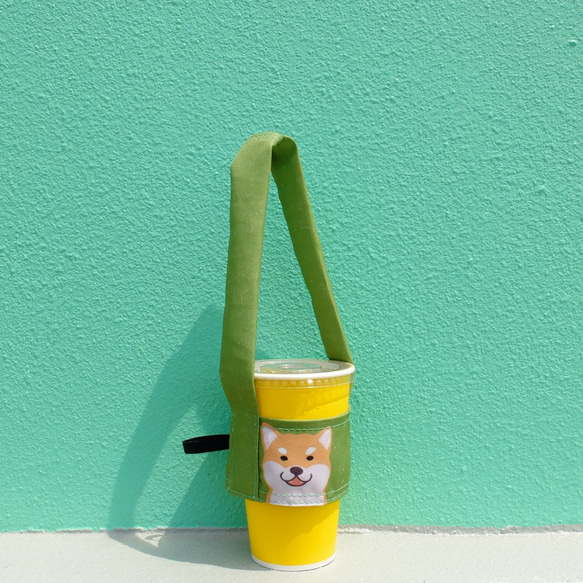 Shiba Inuはとてもかわいい、ドリンクバッグ（粗い/細いストローを収納できます）