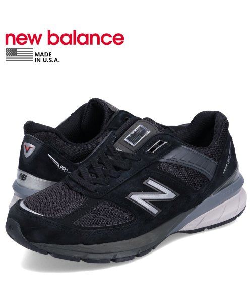 ニューバランス new balance 990 スニーカー メンズ 2Eワイズ MADE IN USA ブラック 黒 M990BK5