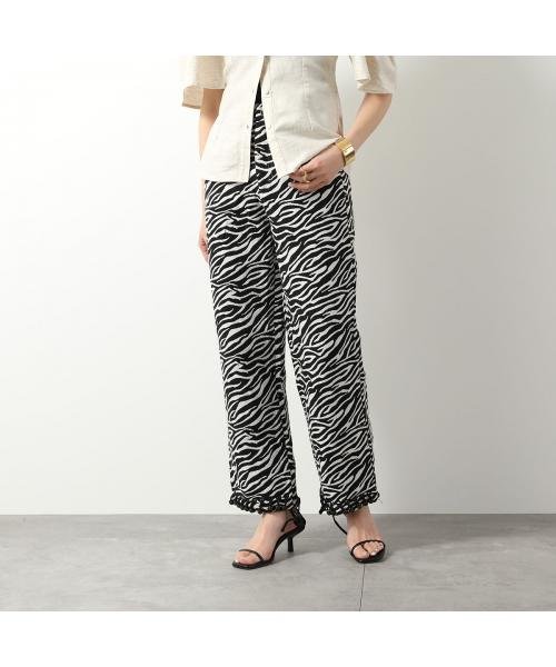 GHOSPELL ワイドパンツ Stevie Zebra Trousers ビーズ