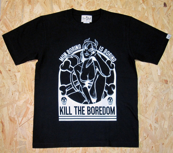 Kill the boredom TEE Black