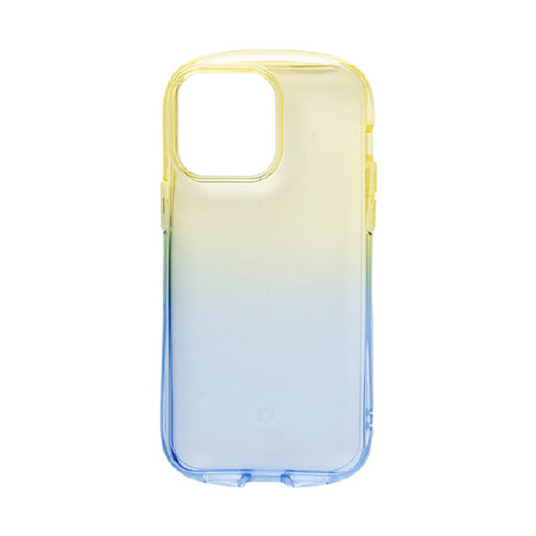 Hamee iPhone 14 Pro Max用TPUケース IFACE LOOK IN CLEAR LOLLY レモン/サファイア 41-946473