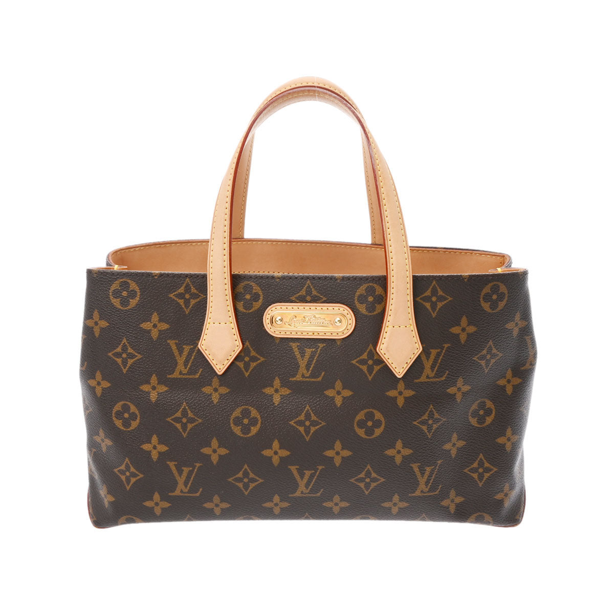 LOUIS VUITTON ルイヴィトン モノグラム ウィルシャーPM ブラウン M45643 レディース モノグラムキャンバス ハンドバッグ Bランク 中古 