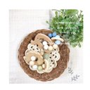 ????出産祝い????natural wood hagatame rattle☆お誕生日プレゼント☆新生児☆ベビードレス☆木の歯固め替えられます????赤ちゃんプレゼント????赤ちゃんおもちゃ????