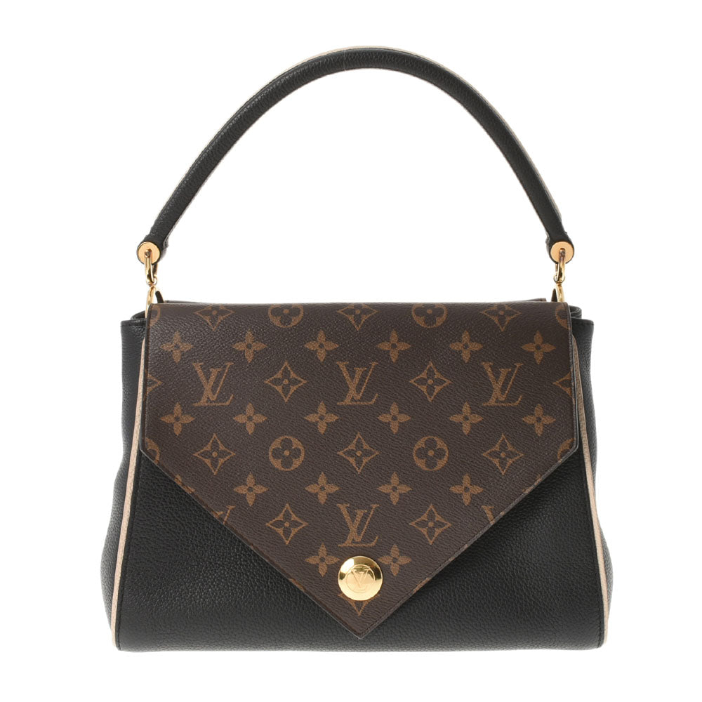 LOUIS VUITTON ルイヴィトン モノグラム ドゥブル V ドゥブル V M54439 ユニセックス モノグラムキャンバス ハンドバッグ Aランク 中古 