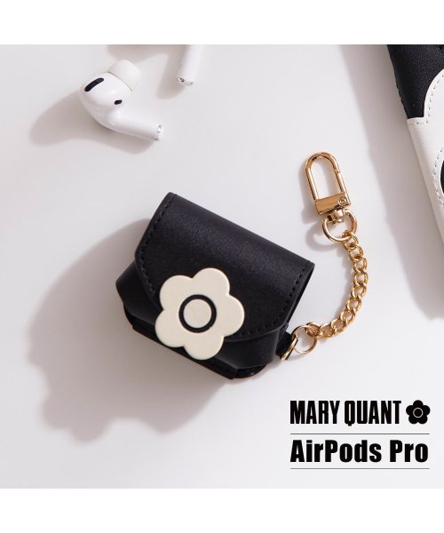 MARY QUANT マリークヮント エアーポッズプロ AirPods Proケース カバー レディース マリクワ PU LEATHER AIRPODS PRO