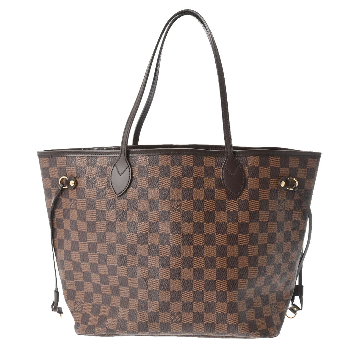 LOUIS VUITTON ルイヴィトン ダミエ ネヴァーフル MM ブラウン N51105 レディース ダミエキャンバス トートバッグ ABランク 中古 