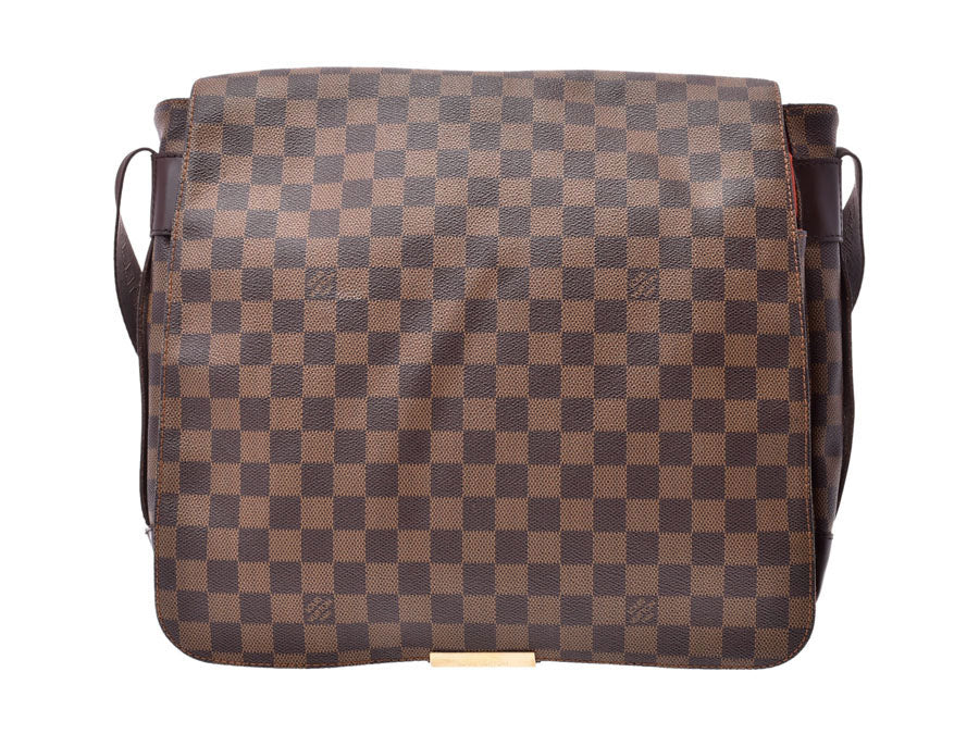 ルイヴィトン ダミエ バスティーユ ブラウン N45258 メンズ レディース 本革 ショルダーバッグ ABランク LOUIS VUITTON 中古 