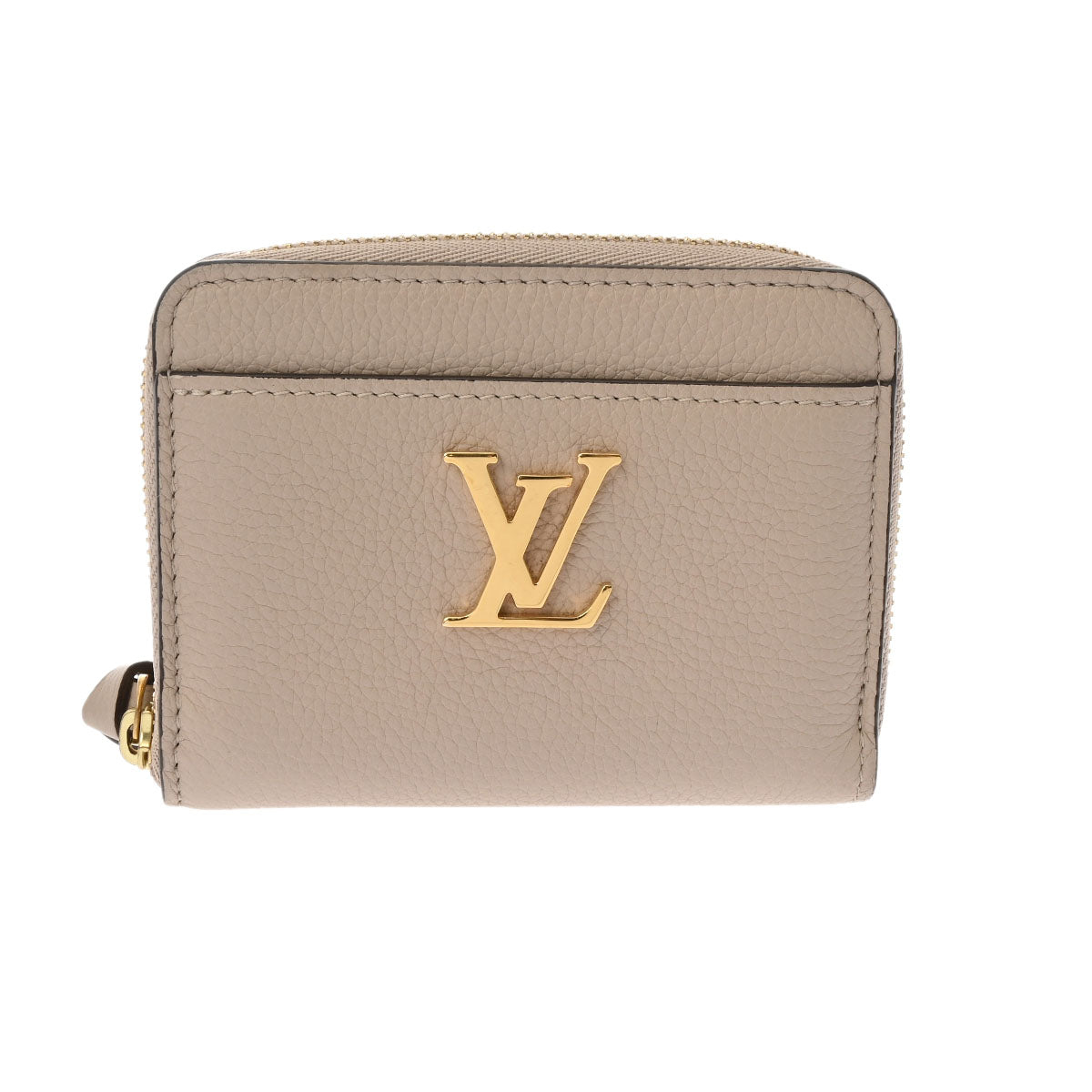 LOUIS VUITTON ルイヴィトン ロックミー ジッピーコインパース グレージュ - レディース レザー コインケース Aランク 中古 