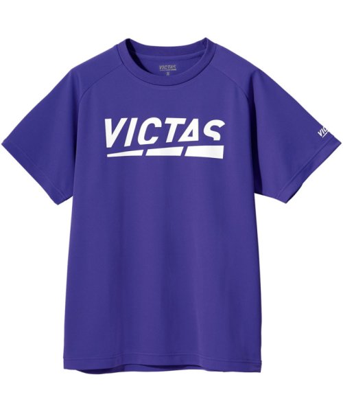 VICTAS ヴィクタス 卓球 プレイ ロゴ ティー PLAY LOGO TEE プラクティスシャツ Tシャ