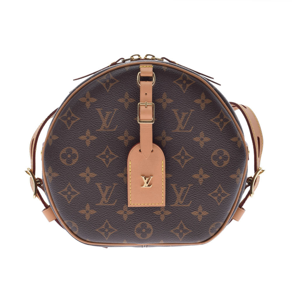 LOUIS VUITTON ルイヴィトン モノグラム ボワット シャポー スープル MM 2WAY ブラウン M45647 レディース モノグラムキャンバス ショルダーバッグ Aランク 中古 