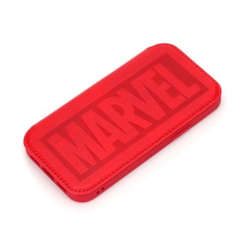 PGA PG-DGF20F04MVL iPhone 12 mini用 ガラスフリップケース Premium Style MARVEL／ロゴ