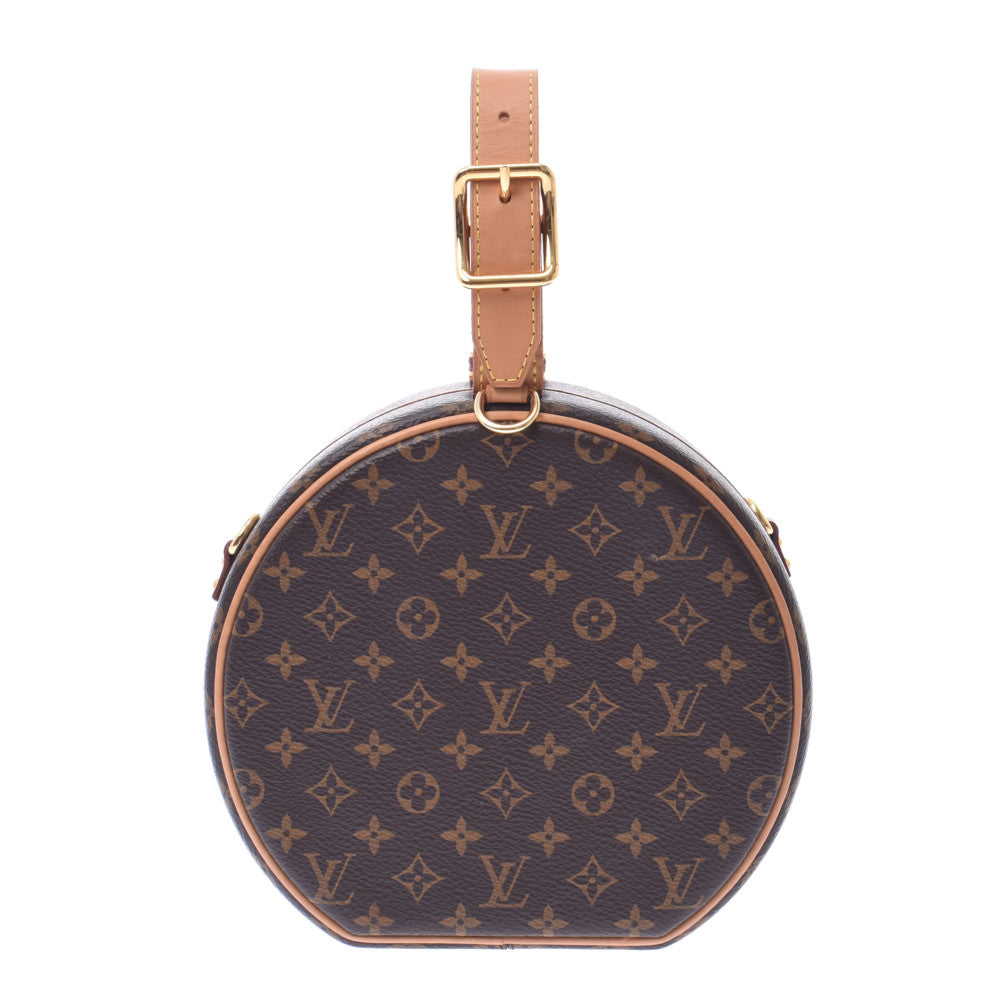 LOUIS VUITTON ルイヴィトン モノグラム プティットボワットシャポー 2WAY ブラウン M43514 レディース モノグラムキャンバス ハンドバッグ Bランク 中古 