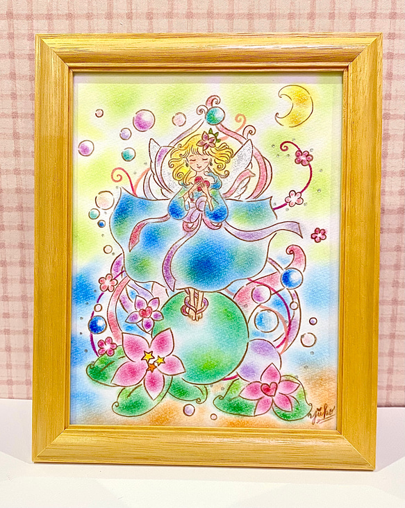 パステル原画　〜祈りの天使〜