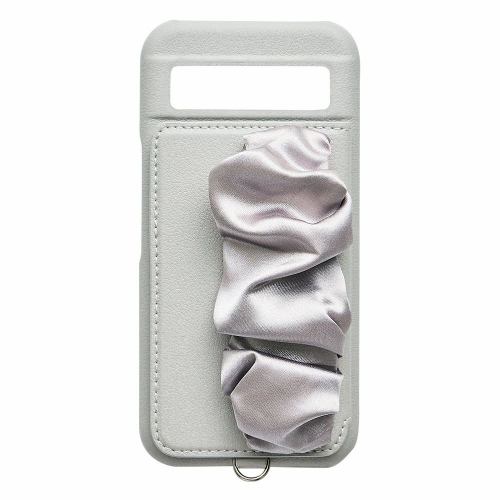 ユニケース Classy Scrunchie Case for Pixel8a(gray) UNI-CSPX24M-2CSGY