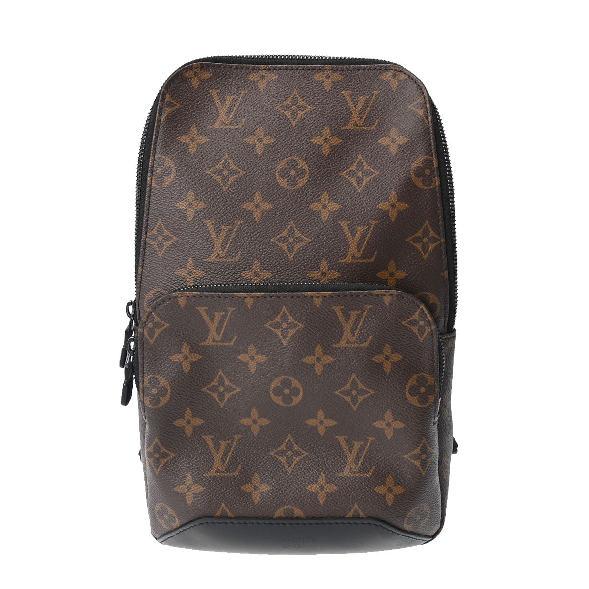 LOUIS VUITTON ルイヴィトン モノグラム マカサー アヴェニュースリングバッグ ブラウン M45897 メンズ モノグラムマカサー ショルダーバッグ Aランク 中古 