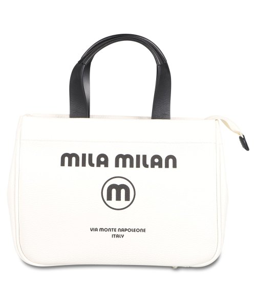 mila milan ミラ・ミラン トートバッグ ハンドバッグ コルソ メンズ レディース 撥水 CORSO MINI TOTE BAG ブラック ホワイト 黒