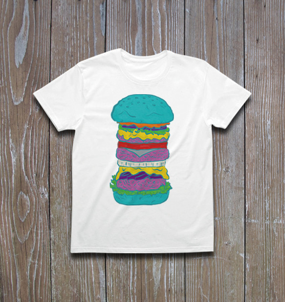 毒々ハンバーガー　Tシャツ