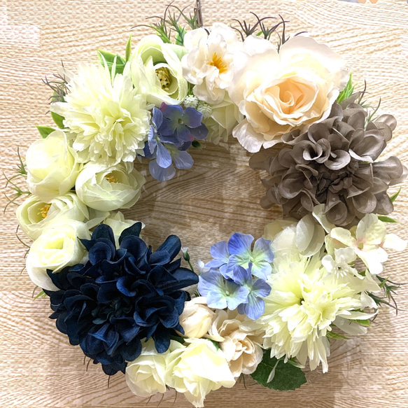 Blue gray  wreath⭐︎NO.115