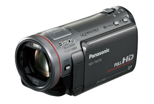 Panasonic デジタルハイビジョンビデオカメラ TM750 内蔵メモリー96GB メタリックグレー HDC-TM750-H【中古品】