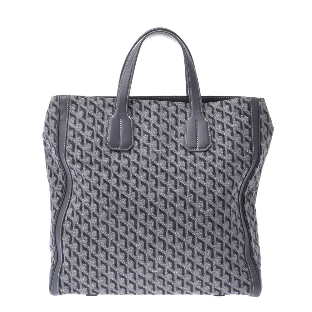 GOYARD ゴヤール サックヴォルテール 2WAY グレー ユニセックス キャンバス カーフ トートバッグ Bランク 中古