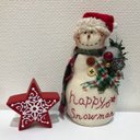 クリスマス Happyスノーマンサンタ