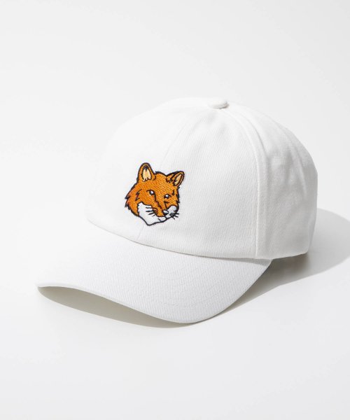 メゾンキツネ MAISON KITSUNE LM06103WW0087 キャップ LARGE FOX HEAD EMBROIDERY 6P CAP メンズ 帽子