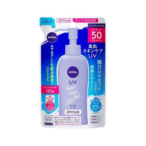 花王(Kao) ニベアUV ウォータージェル SPF50 ［ポンプつめかえ用］125g