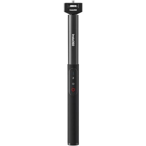 Insta360 CINSPHD/F Insta360 充電式見えない自撮り棒 360度撮影でも、自撮り棒が映らない ブラック