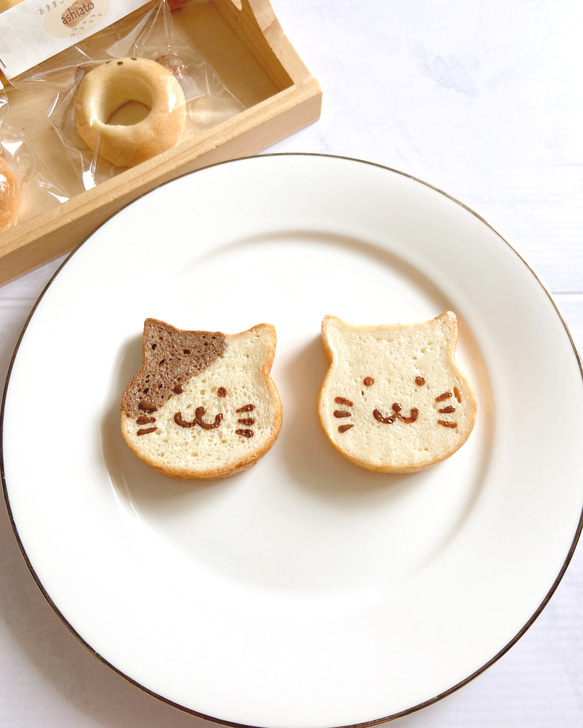 おままごとパン　ねこ食パン(ココア)