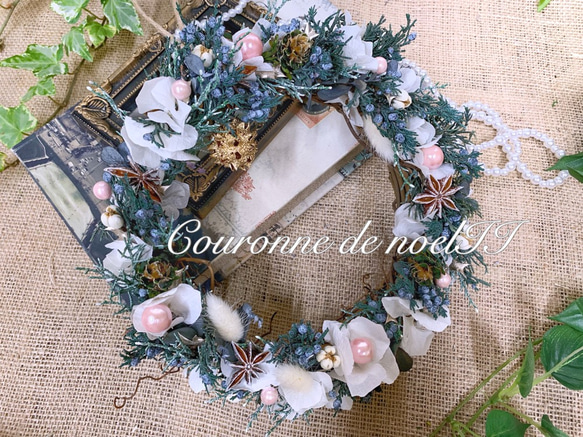 〜couronne de noelⅡ〜シックなクリスマスリース❁︎