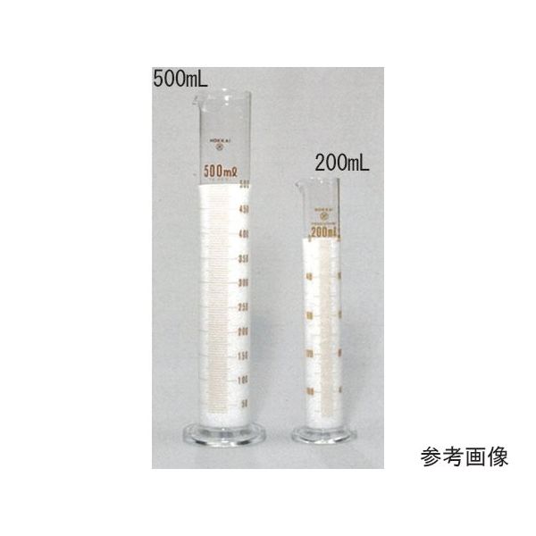 北海 メスシリンダー 1000mL 0411C 1個 65-0506-63（直送品）