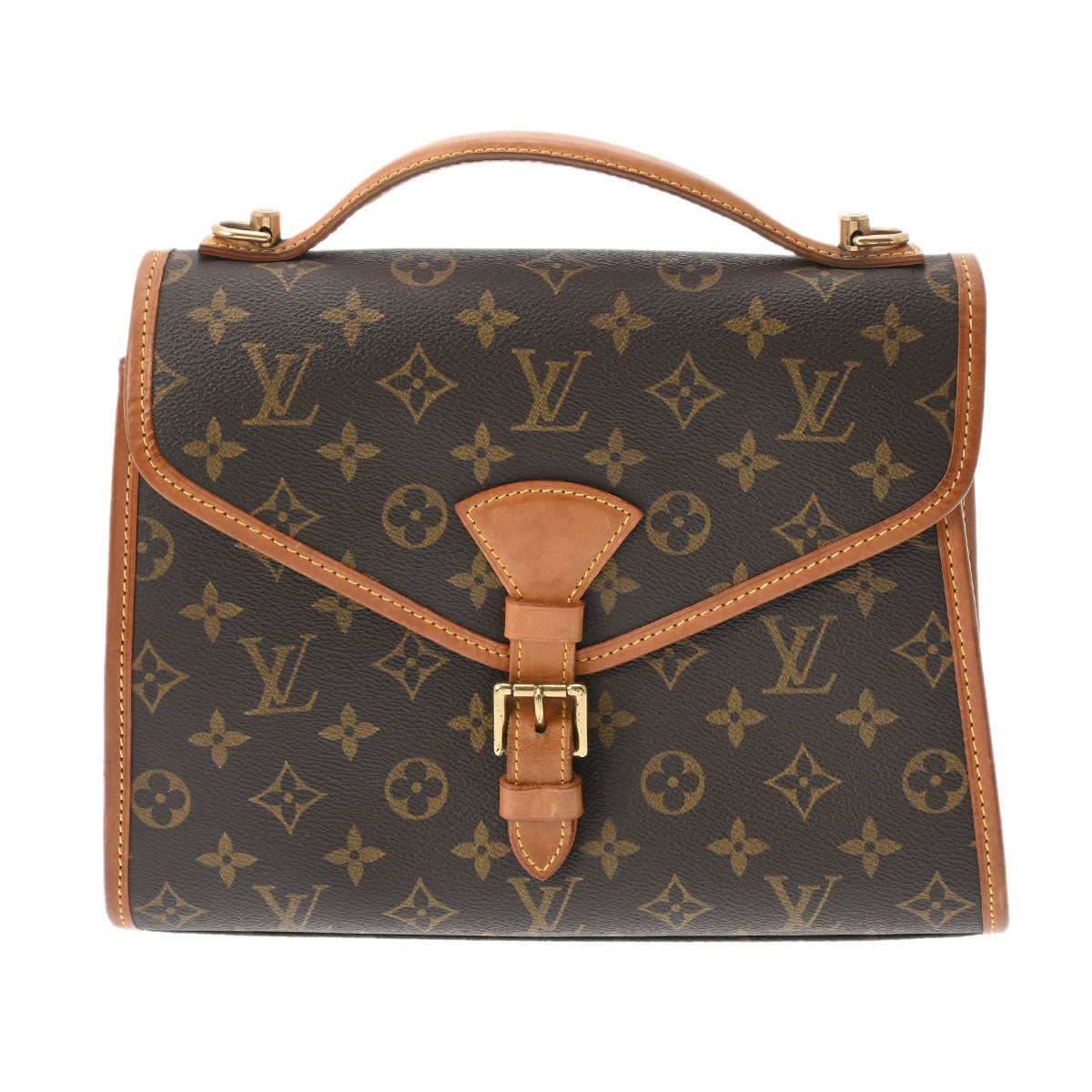 LOUIS VUITTON ルイヴィトン モノグラム ベルエア 2WAY ブラウン M51122 ユニセックス モノグラムキャンバス ハンドバッグ Bランク 中古 