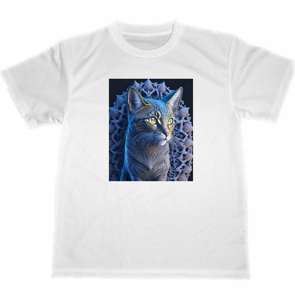 猫　ドライ　Tシャツ　トラ猫　虎猫　トラネコ　宇宙　アニマル　アート　グッズ　ペット　ヒーリング　リアル　イラスト　絵