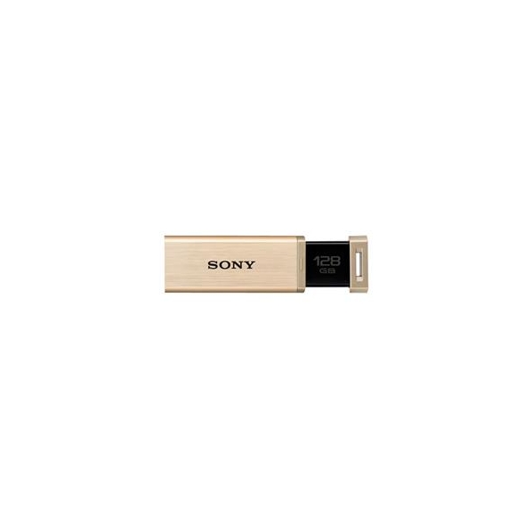 SONY USB3．0対応 USBフラッシュメモリー(128GB) USM-QX ゴールド USM128GQX N