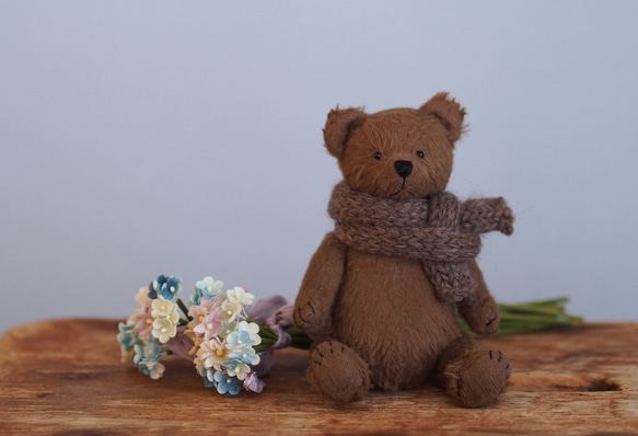 プレゼントにも最適！ciel étoilé  オリジナル teddybear with clothes brown